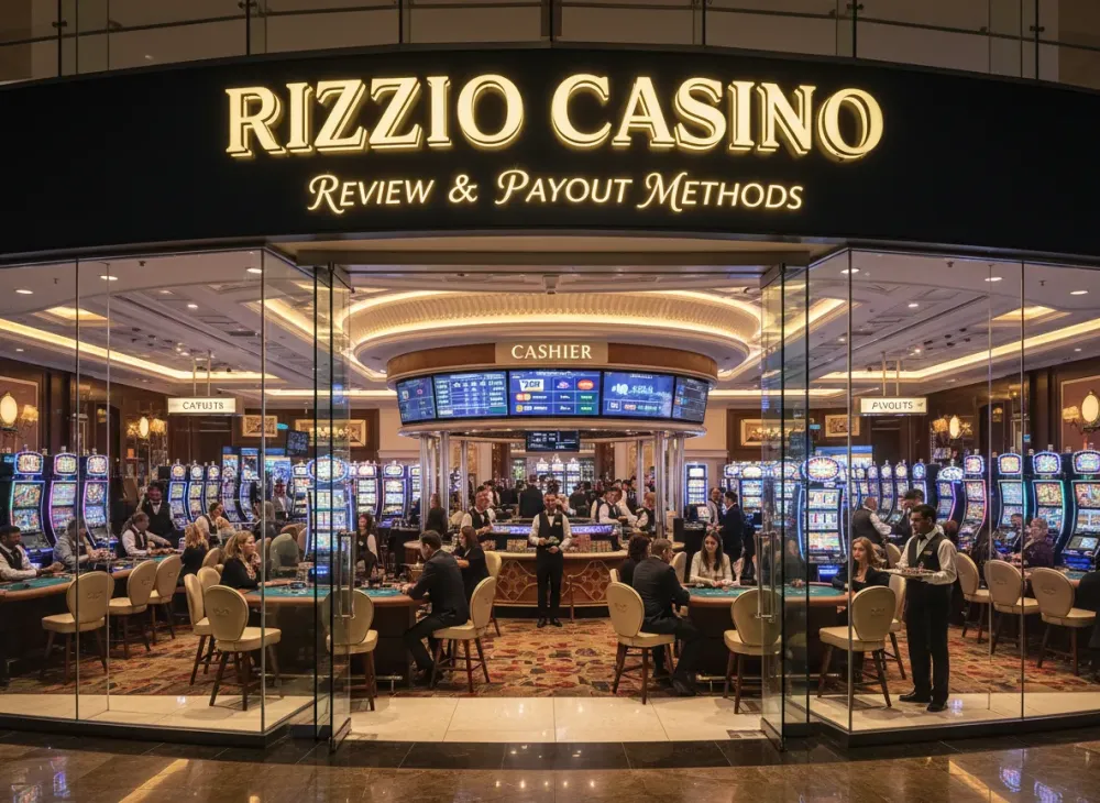 Rizzio casino review and payout methods explained