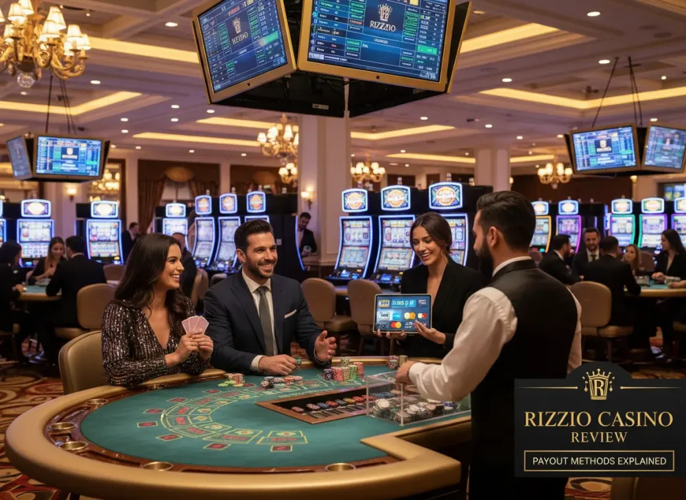Rizzio casino review and payout methods explained