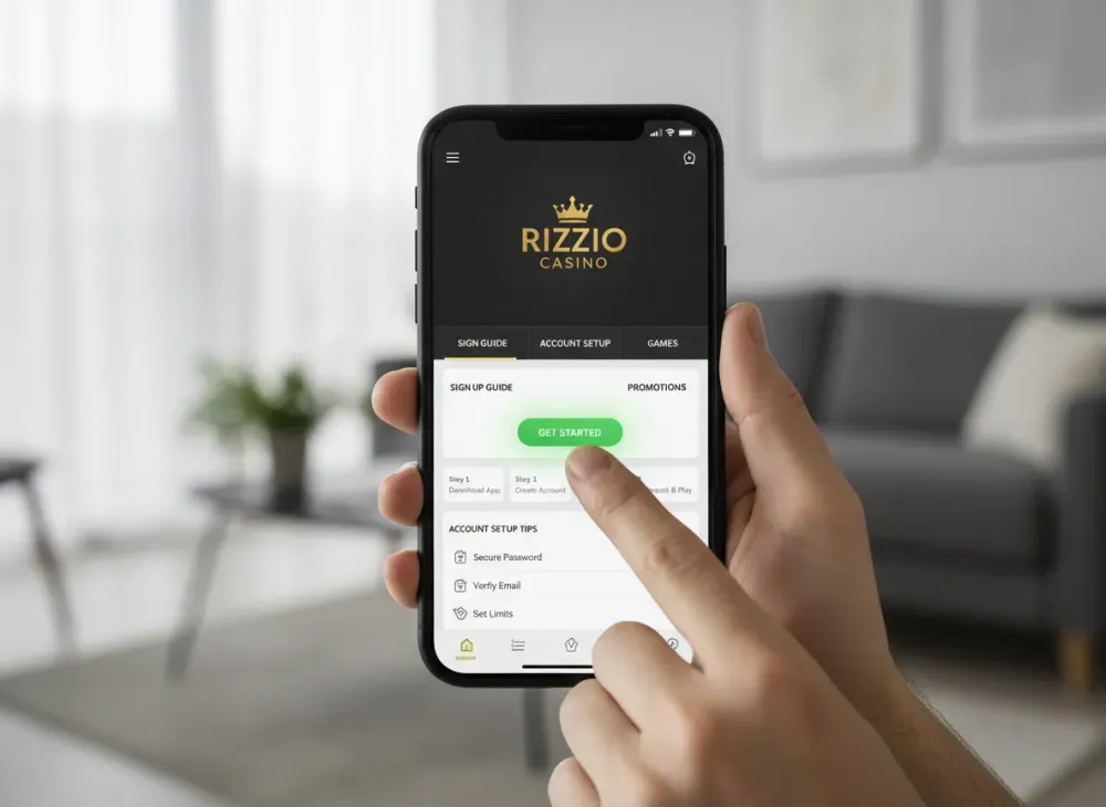Rizzio casino sign up guide and account setup tips
